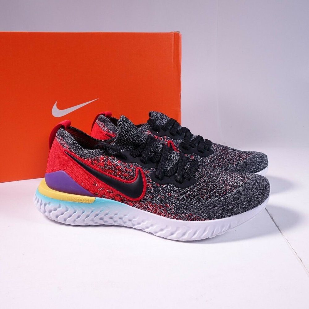 Nike Epic React Flyknit 2 Running Shoes Black/Red
